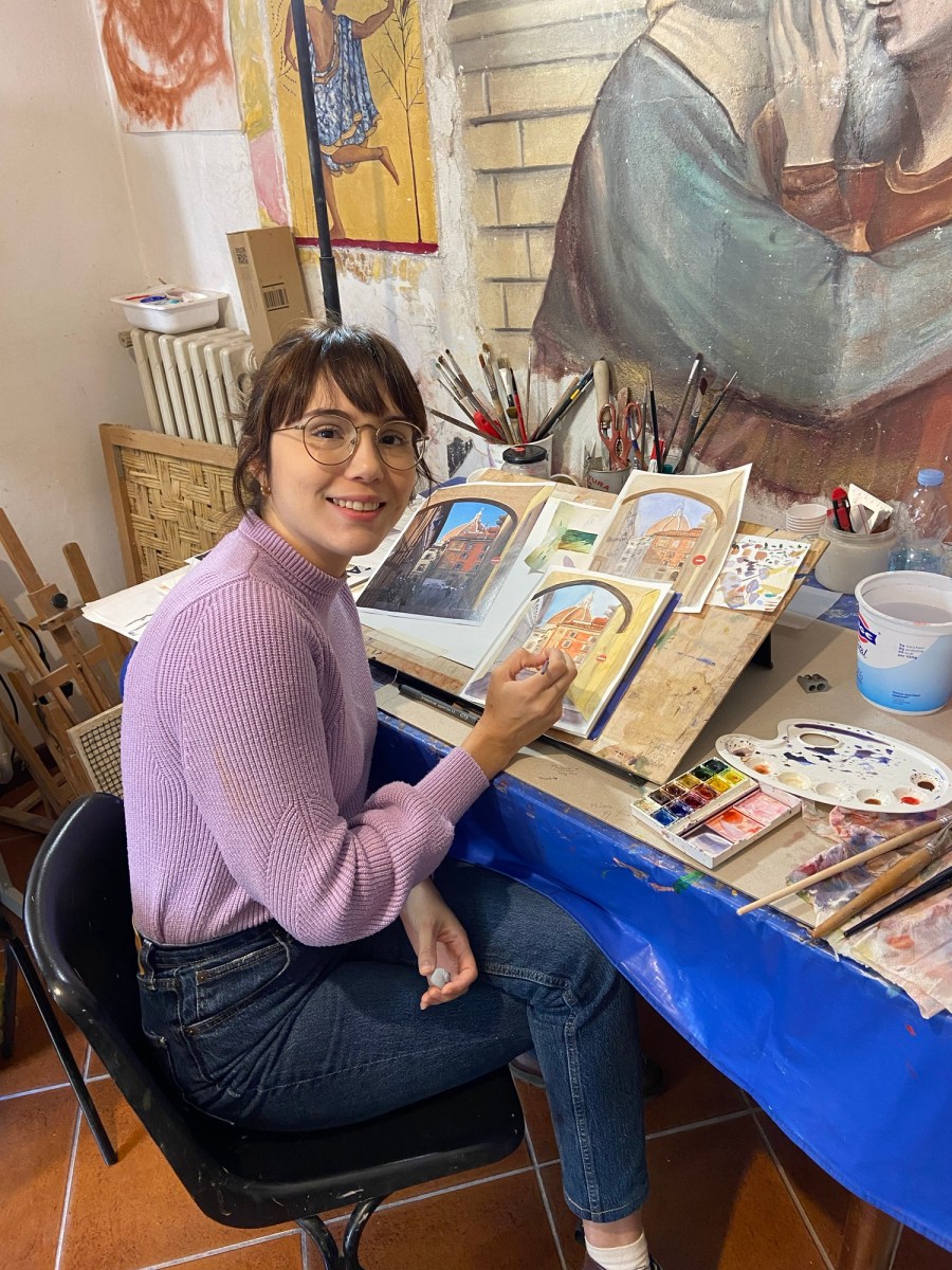 Aquarella in Florence